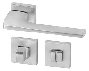 Dverové kovanie ACT Simply RHR (brúšený chróm), kľučka-kľučka, WC kľúč, AC-T BCH (brúsený chróm)