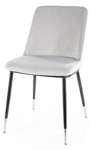 Jedálenská stolička JALL svetlosivá/čierna