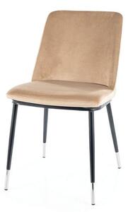 Jedálenská stolička JALL béžová/čierna