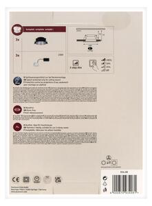 Paulmann 93408 - SADA 3xLED/6,5W IP44 Stmievateľné kúpeľňové svietidlo COLE 230V