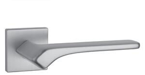 Dverové kovanie MP BERGENIA - HR 7S (OCS - Chróm brúsený), kľučka-kľučka, Bez spodnej rozety, MP OCS (chróm brúsený)