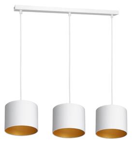 Luster na lanku ARDEN 3xE27/60W/230V biela/zlatá
