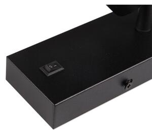 Nástenné bodové svietidlo 1xGU10/35W/230V čierna