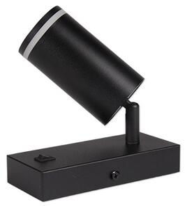 Nástenné bodové svietidlo 1xGU10/35W/230V čierna