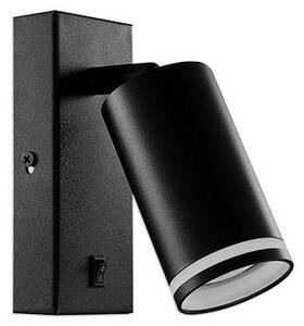 Nástenné bodové svietidlo 1xGU10/35W/230V čierna