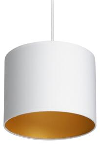 Luster na lanku ARDEN 3xE27/60W/230V biela/zlatá