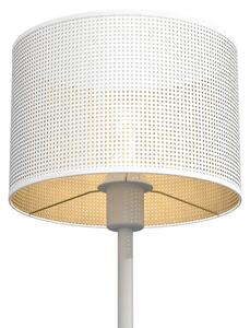 Stolná lampa LOFT SHADE 1xE27/60W/230V pr. 25 cm biela/zlatá