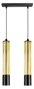 Luster na lanku PRESCOT 2xGU10/40W/230V zlatá
