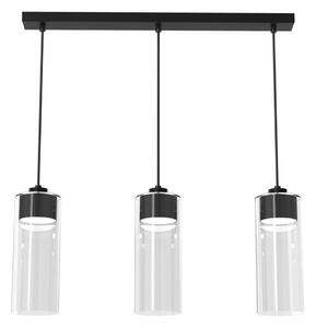 Luster na lanku CLARISSA 3xGX53/12W/230V čierna