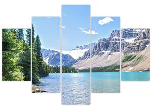 Obraz Alpského jazera (150x105 cm)