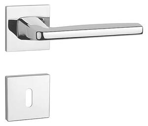 Dverové kovanie MP ERBA - HR 7S (OC - Chróm lesklý), kľučka-kľučka, WC kľúč, MP OC (chróm lesklý)