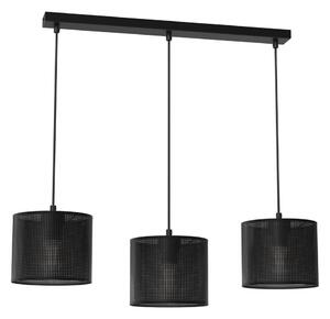 Luster na lanku LOFT SHADE 3xE27/60W/230V čierna