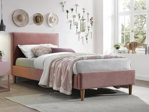Škandinávska posteľ JUSTYNA - 90x200 cm, ružová