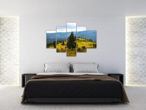 Obraz - Horská lúka (150x105 cm)