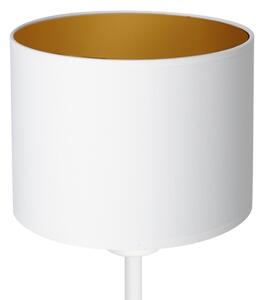 Stolná lampa ARDEN 1xE27/60W/230V pr. 18 cm biela/zlatá