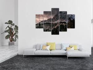 Obraz skalnatých hôr (150x105 cm)