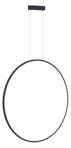 LED luster na lanku SATURNO LED/46W/230V pr. 80 cm IP44 čierny