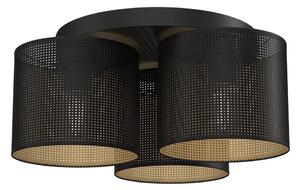 Luster prisadený LOFT SHADE 3xE27/60W/230V čierna/zlatá