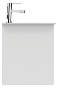 Ideal Standard Connect Air- Skrinka pod umývadlo 80cm, 2 zásuvky, Lesklý svetlo šedý + matný biely lak E0819KN