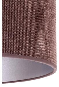 Duolla - Stolná lampa LYON 1xE27/15W/230V pr. 30 cm hnedá