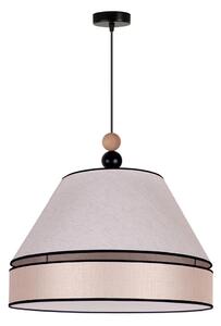 Duolla - Luster na lanku AVIGNON 1xE27/15W/230V pr. 50 cm béžová
