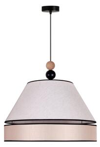 Duolla - Luster na lanku AVIGNON 1xE27/15W/230V pr. 50 cm béžová