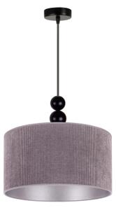 Duolla - Luster na lanku LYON 1xE27/15W/230V pr. 40 cm šedá