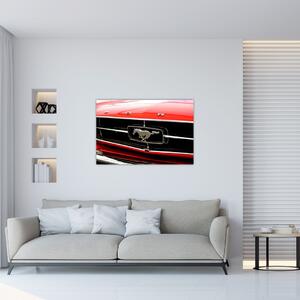 Obraz - Detail červeného auta (90x60 cm)