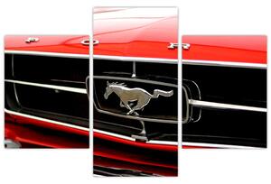 Obraz - Detail červeného auta (90x60 cm)