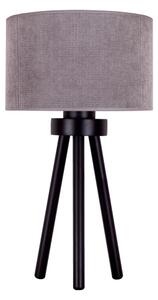 Duolla - Stolná lampa LYON 1xE27/15W/230V pr. 30 cm šedá