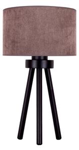 Duolla - Stolná lampa LYON 1xE27/15W/230V pr. 30 cm hnedá