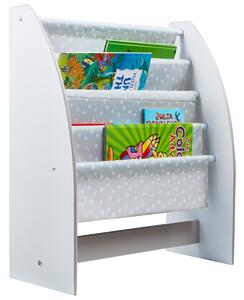 Ourbaby White Sling Bookcase biela sivá