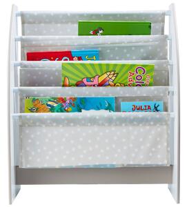 Ourbaby White Sling Bookcase biela sivá