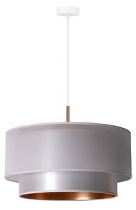 Duolla - Luster na lanku NANTES 1xE27/15W/230V pr. 45 cm strieborná/medená