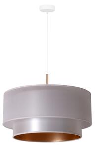 Duolla - Luster na lanku NANTES 1xE27/15W/230V pr. 45 cm strieborná/medená
