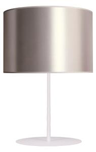 Duolla - Stolná lampa CANNES 1xE14/15W/230V pr. 20 cm strieborná/biela