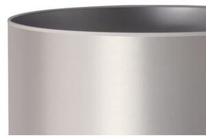 Duolla - Stolná lampa CANNES 1xE14/15W/230V pr. 20 cm strieborná/biela