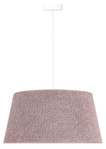 Duolla - Luster na lanku BOUCLE 1xE27/15W/230V pr. 50 cm hnedá