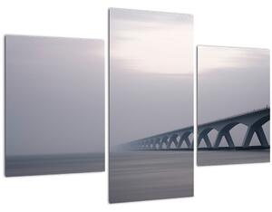 Obraz mosta v hmle (90x60 cm)