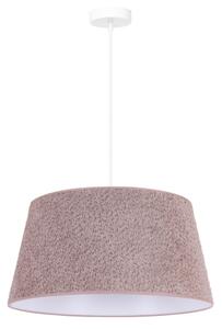 Duolla - Luster na lanku BOUCLE 1xE27/15W/230V pr. 50 cm hnedá