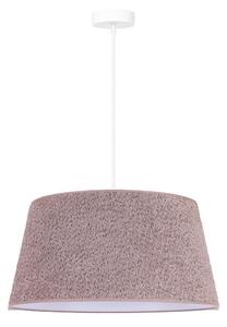 Duolla - Luster na lanku BOUCLE 1xE27/15W/230V pr. 50 cm hnedá