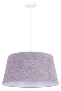 Duolla - Luster na lanku BOUCLE 1xE27/15W/230V pr. 50 cm šedá