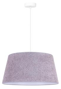 Duolla - Luster na lanku BOUCLE 1xE27/15W/230V pr. 50 cm šedá