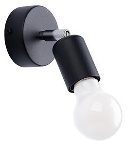 Sollux SL.1120 - Nástenné bodové svietidlo FORNES 1xE27/60W/230V čierna