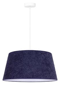 Duolla - Luster na lanku BOUCLE 1xE27/15W/230V pr. 50 cm modrá