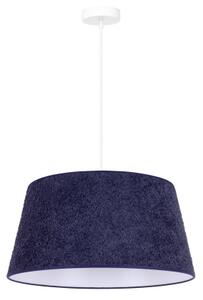 Duolla - Luster na lanku BOUCLE 1xE27/15W/230V pr. 50 cm modrá