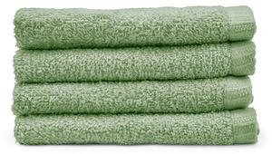 Zelené rýchloschnúce/froté bavlnené uteráky v súprave 4 ks 30x30 cm Quick Dry – Catherine Lansfield