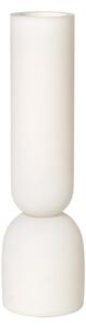 Sklenená váza Dual Vase Cream 27,8 cm