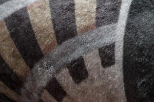 Prateľný koberec JUNIOR 51986.803 Lokomotíva, protišmykový, šedý