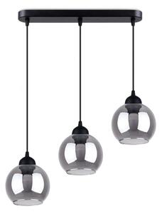 Sollux SL.1142 - Luster na lanku ALINO 3xE27/60W/230V čierna